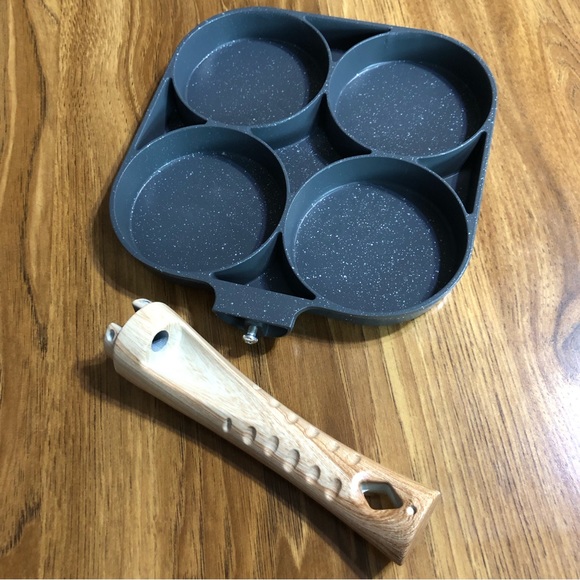 4 section Stainless Steel Fry Pan - Picture 2 of 6